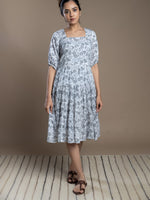 Load image into Gallery viewer, Printed Tiered cotton maxi dress
