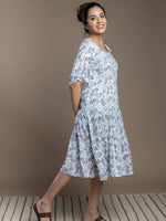 Load image into Gallery viewer, Printed Tiered cotton maxi dress
