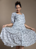 Load image into Gallery viewer, Printed Tiered cotton maxi dress
