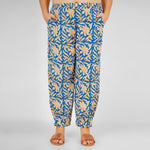 Load image into Gallery viewer, Blue Hand-Block Print Kurti and Pant
