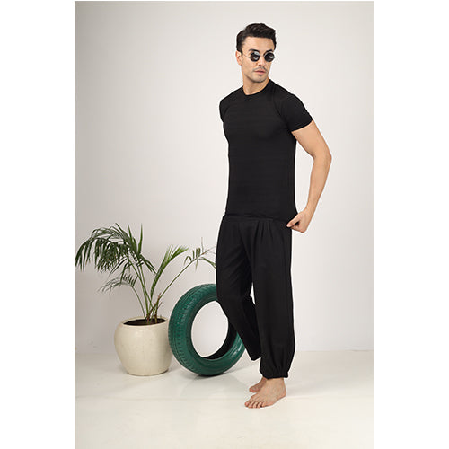 Black Men Baggy Yoga Pant