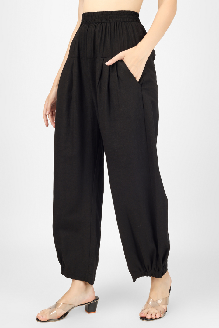 Black Unisex Baggy Pant for Women and Men