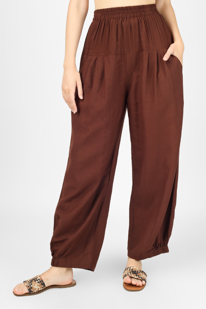 Brown Unisex Baggy Pant for Women and Men