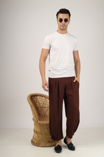 Load image into Gallery viewer, Brown Unisex Baggy Pant for Women and Men
