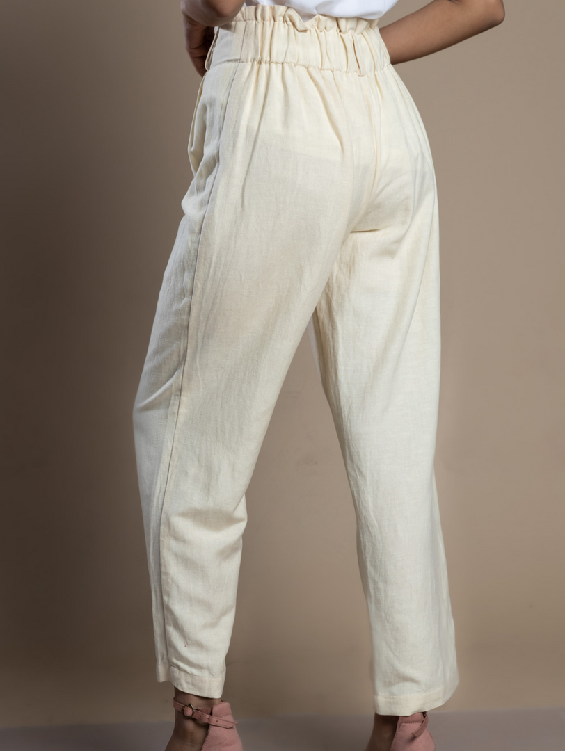 Off-White Pleated Pant