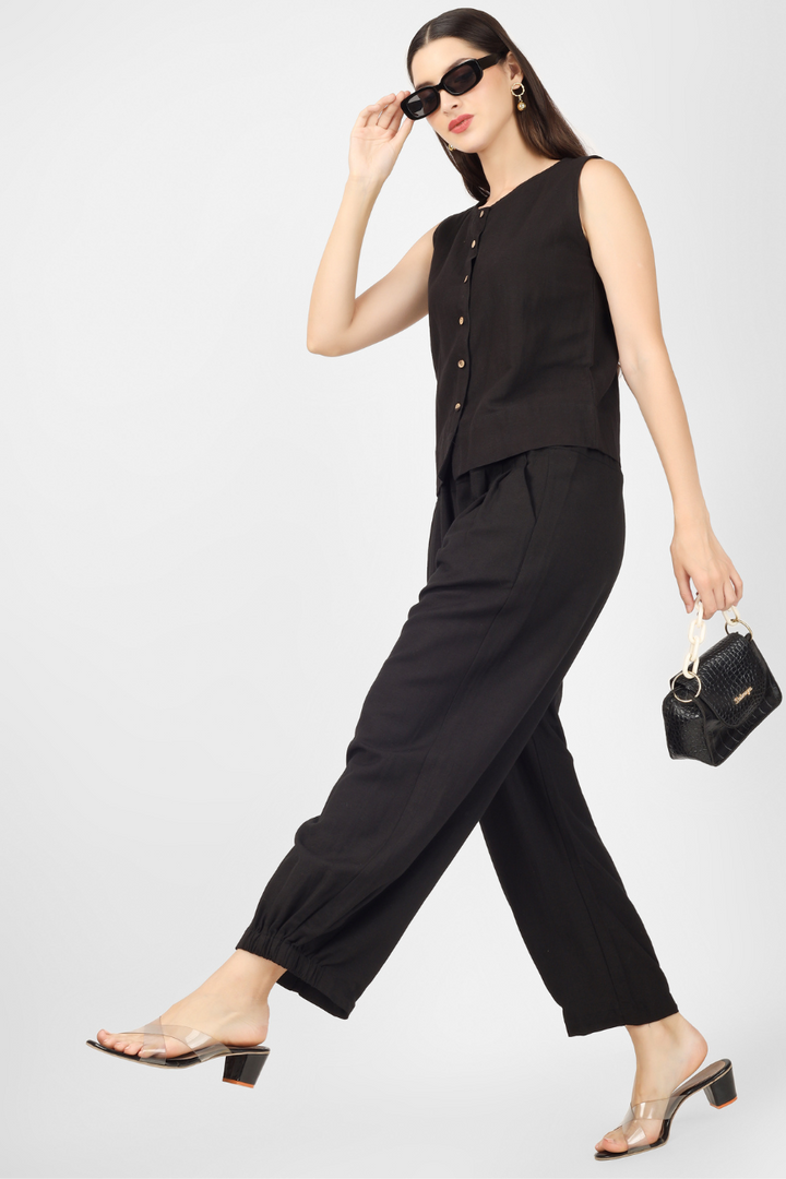 Black Unisex Baggy Pant for Women and Men