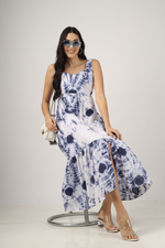 Load image into Gallery viewer, Hand Block Print Cotton Maxi Dress
