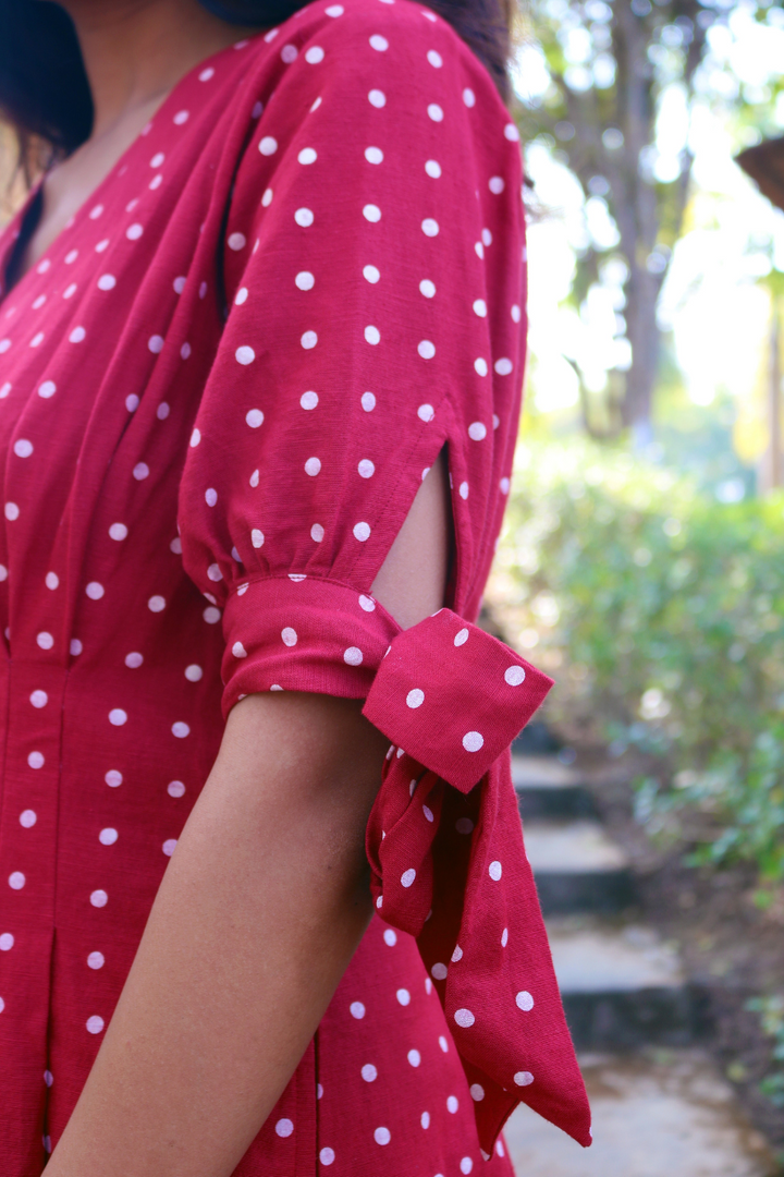 Red Polka Dot Dress