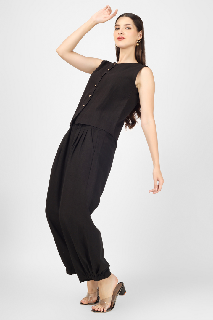 Black Unisex Baggy Pant for Women and Men