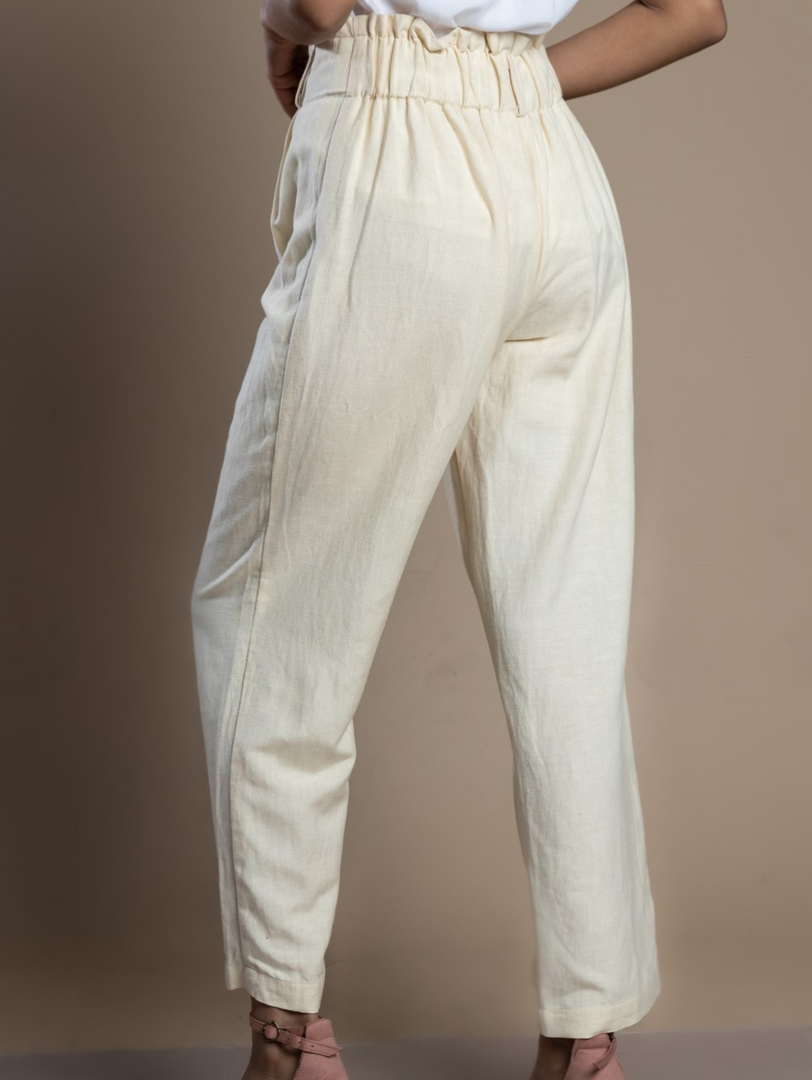 Off-White Pleated Pant