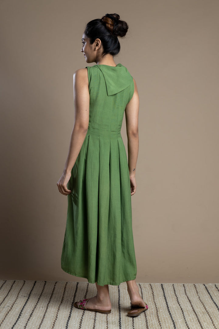 Green Collar Dress